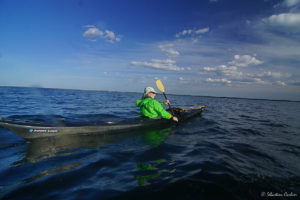 Kayak de mer sur les grands lacs landais
